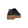 thumbnail image 5 of Vince Camuto Mritsa Black Leather Perforated Slip-On Derby Oxford Sneakers (BLACK, 6), 5 of 6
