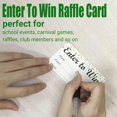 thumbnail image 4 of BPFY 280Pcs Raffle Tickets 3.5" x 2" Enter to Win Form for Contest, Entry Cards With Space for Name, Email Address, Phone Number, 4 of 5