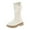 Z1-1-White, variant on Quealent Girls Riding Boots Knee High Side Zipper Mid Calf Shoes Little Kid/Big Kid Black for Size 12