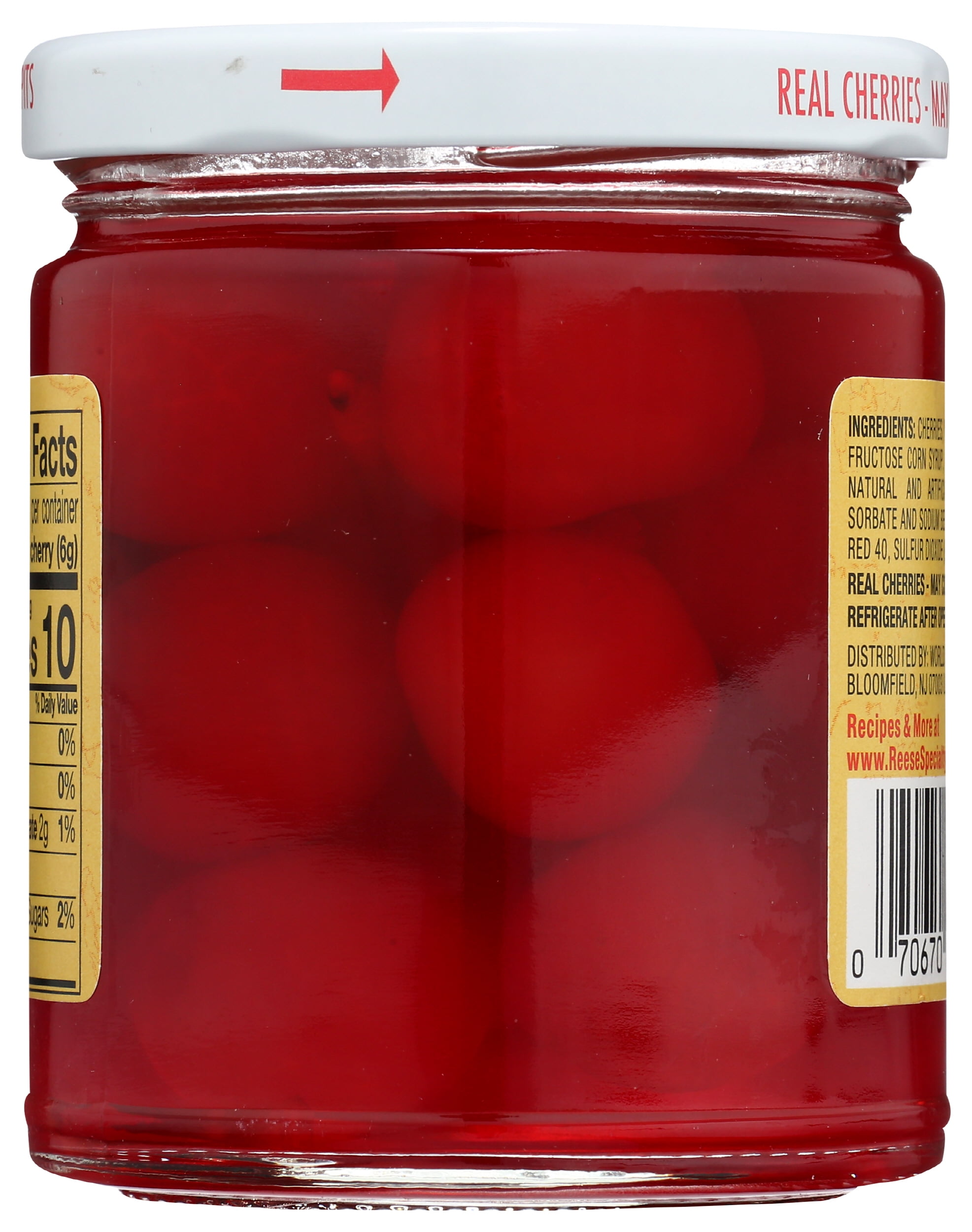 Reese  Cherries  10 Ounce (Pack Of 12)