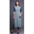 thumbnail image 2 of Bimba Kurta en Rayonne Imprimée pour Femmes Vêtements d'Été Droits, 2 of 6
