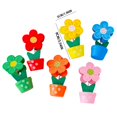 thumbnail image 3 of Clip De Madera Con Forma De Flor Y Dibujos Animados Funcional Tarjeteros Clips Para Notas Porta Mensajes Y Clips Para Fotos Artesanía De Madera Hecha A Mano, 3 of 8