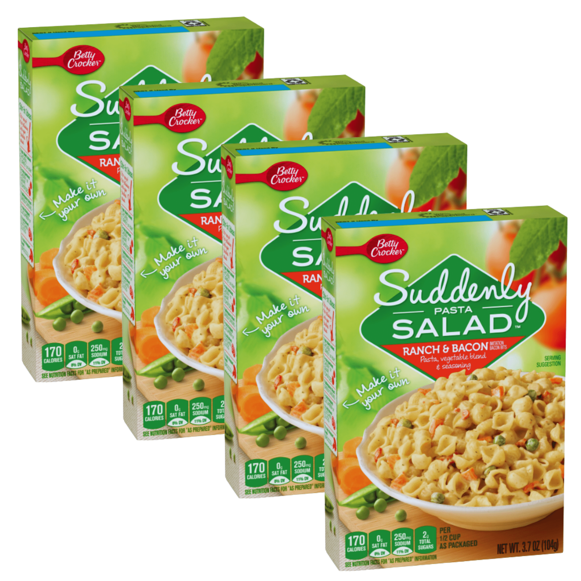 FSSTAM Pasta Salad Mix Ranch and Bacon Pasta Vegetable Blend Seasoning Salad Kit, Easy to