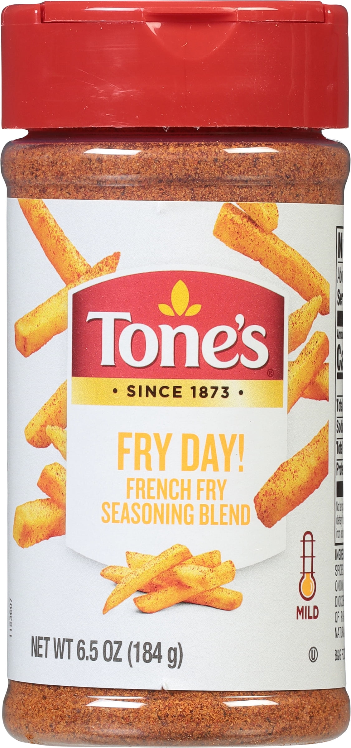 (3 pack) Tone's Fry Day French Fry Seasoning Blend, Kosher, 6.5 oz