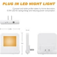 thumbnail image 4 of Plug In Night Light, Night Lights Plug into Wall Led Night Light with Dusk to Dawn Sensor, Color Changeable Wall Lights for Bedroom, Bathroom, Kitchen, Hallway, Stairs, Kids Room 2-Pack, 4 of 5