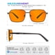 thumbnail image 4 of Gafas ANILUV con filtro de luz azul para hombre/mujer, 4 of 7