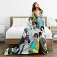 thumbnail image 6 of NCT Wish Riku Blanket Soft and Comfortable Warm Fleece Throw Blankets Decoration Gift for Decor Room Dormitory Picnic Yoga Sofa Camping Travel All Season, 6 of 6