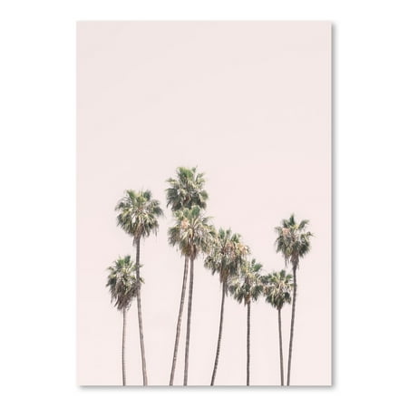 UPC: 0686457558099 | Americanflat Blush Palm Trees by Sisi And Seb Poster Art Print