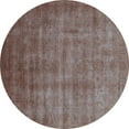 thumbnail image 1 of Ahgly Company Indoor Round Oriental Light Blue Industrial Area Rugs, 5' Round, 1 of 4