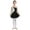 Black, variant on Xnihocha Kids Girls Sleeveless Rhinestone Shiny Ballet Dress Figure Skating Dress Lyrical Dancewear Purple 12