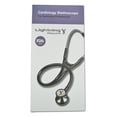 thumbnail image 2 of Lightning X Premium Cardiology Professional Dual Head Stainless Steel Stethoscope - Black, 2 of 4