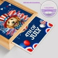 thumbnail image 4 of Patriotic Goldendoodle Celebrates 4th of July Acrylic Plaque with Wood Photo Frame Box Doodle Dog Lover Gifts Idea Light Box - 02009, 4 of 5
