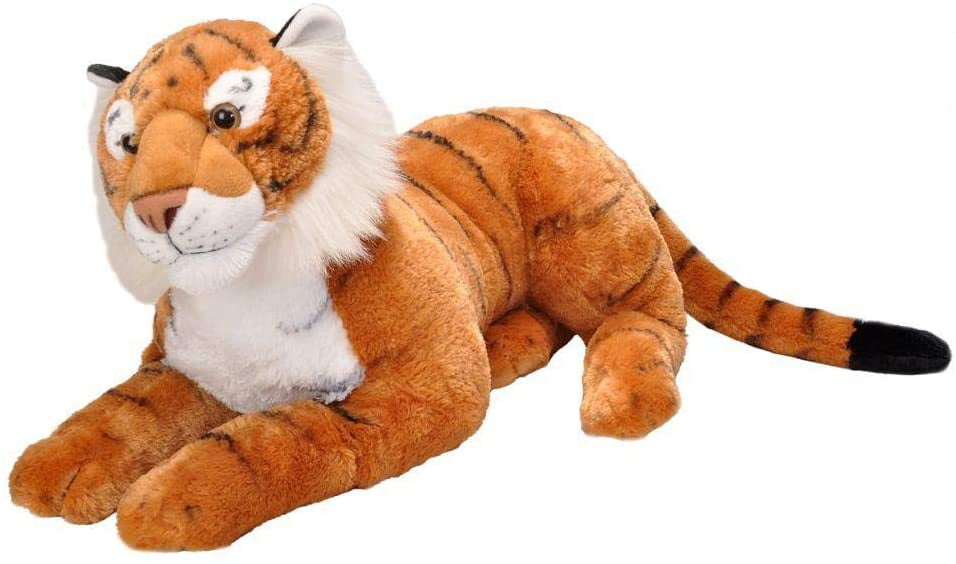 Large Giant Tiger Teddy Leopard Wild Animal Soft Plush Stuffed Toy up to 120 cm 