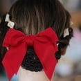 thumbnail image 4 of unbranded 2Ud Para Moño Con Moño Y Red Roja Para Mujer Uso Formal Y Casual, 4 of 6