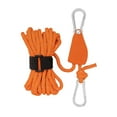 thumbnail image 1 of Hebilla fija para tienda de campaña con tensor de polea para viajes al aire libre Naranja Zulema Cuerda de tienda, 1 of 2
