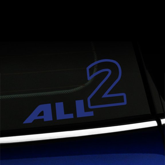 All 2 - Vinyl Decal For MINI Cooper - Choose Color - [KING BLUE]