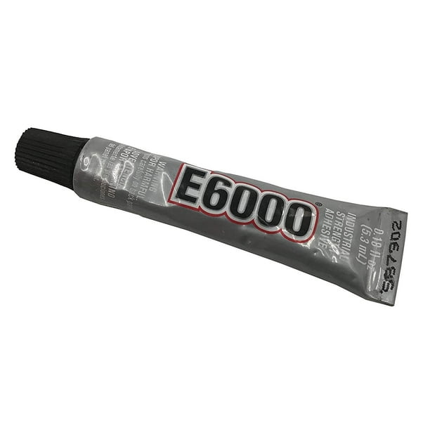 1 Qty 0.18 Fl Oz EasyUse E6000 Industrial Strength Adhesive Tube