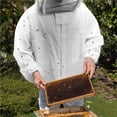 thumbnail image 4 of Traje De Apicultura Súper Grueso, Velo De Esgrima Plegable, Mono De Talla L, Traje De Protección De Abejas, Delantal Con Cremallera Frontal Yuarrent TO005288-02, 4 of 7
