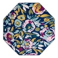 thumbnail image 3 of Unique Loom Bloom Collection Area Rug - Hyacinth (7' Octagon Navy Blue/Light Blue), 3 of 7
