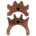 thumbnail image 2 of Stick Bridge Head Wear Resistant Good Touch Durable Pool Bridge Head Easy To Install Walnut Wood Versatile for Billiards, 2 of 5