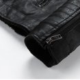 thumbnail image 5 of XMMSWDLA 2022 Clearance Men Tops Winter Lamb Velvet Leather Jacket Plus Velvet Warm Jacket Motorcycle Jacket, 5 of 7