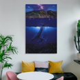 thumbnail image 6 of Blue Sea Lassen Colorful Sea Seascape Whale Poster Posters Art Print Wall Photo Paint Poster Picture Family Decor 12x18inch(30x45cm), 6 of 6