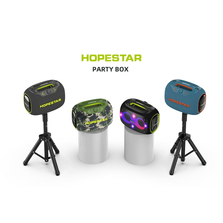 WorryFree Gadgets Hopestar 120W Bluetooth Speaker with Tripod