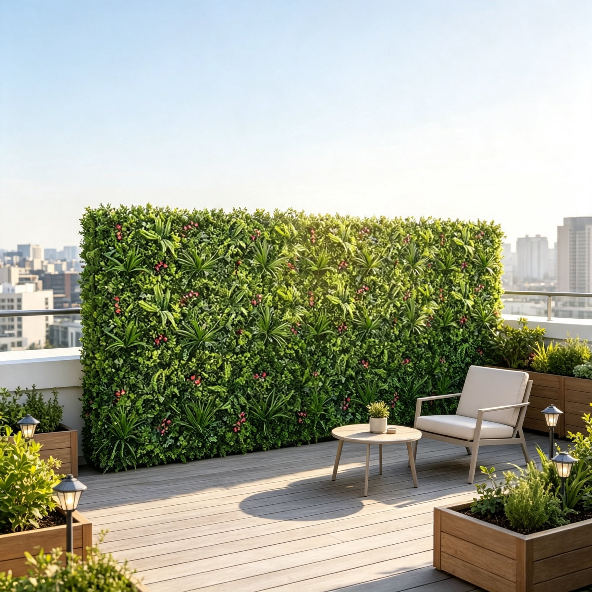 12PCS Artificial Boxwood Panels, 20x20in Sun-Protected Privacy Hedge Fence for Indoor & Outdoor Garden Backdrop