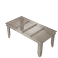 thumbnail image 4 of Spacious Farmhouse Dining Table for 6-8 – 71'' Long Plain Wood Rectangular Kitchen Table – Sturdy Thick Legs – Rustic Grey Finish – Ideal for Dining Room, Home Office, or Study – Classic Gray, 4 of 8