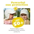 thumbnail image 2 of Gorro de sol FURTALK Baby con solapa en el cuello UPF 50+ para 0-4T, color beige, 2 of 8
