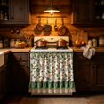 thumbnail image 4 of Clearance Stove Curtain for Farmhouse Kitchen Decor Decorative Cabinet Dishwasher Cover with RuffleTrim and Bow Ties Cafe Curtain for Country Cottage Stove, 4 of 6