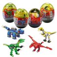 thumbnail image 1 of Building Blocks Anditoy Dinosaur, paquete de 4 huevos gigantes para niños, 1 of 6
