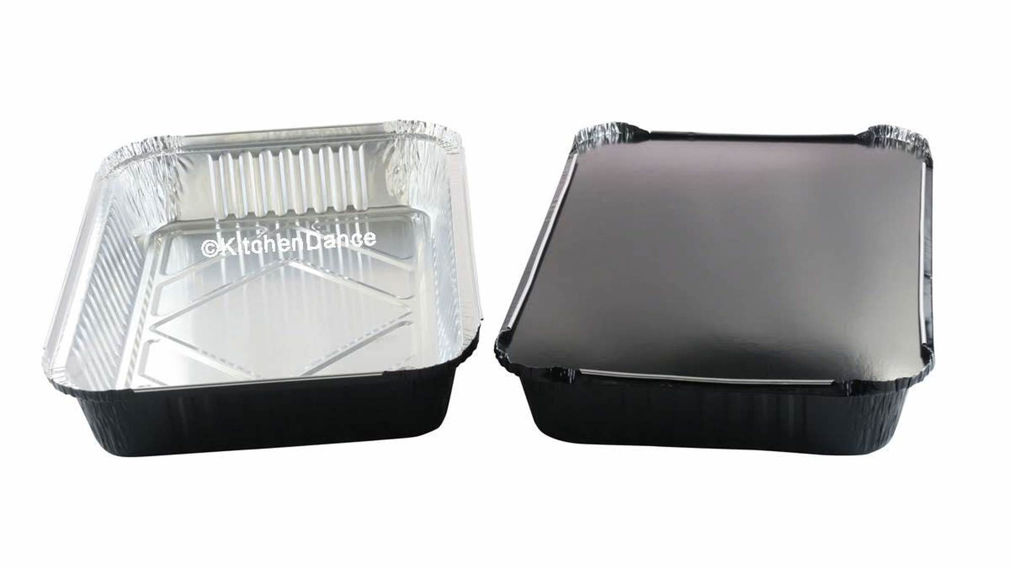 4 ½ lb. Colored Disposable Food Pan with Board Lid Case of 200