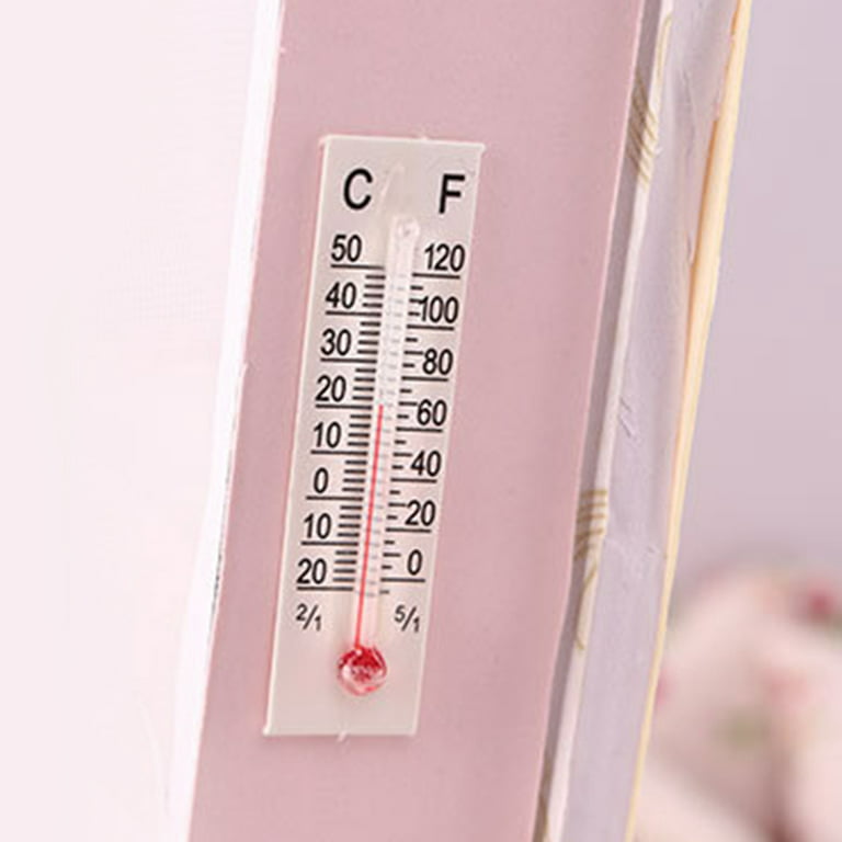 10/20PCS Miniature Paper Cardboard Thermometer Simple Style house