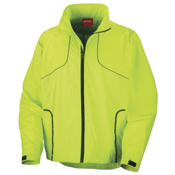Spiro - Chaqueta / Cazadora Trail & Track deportes Modelo Crosslite Hombre caballero (Impermeable, cortavientos y transpirable) (Neon Lime) Spiro UTRW1479_neonlime
