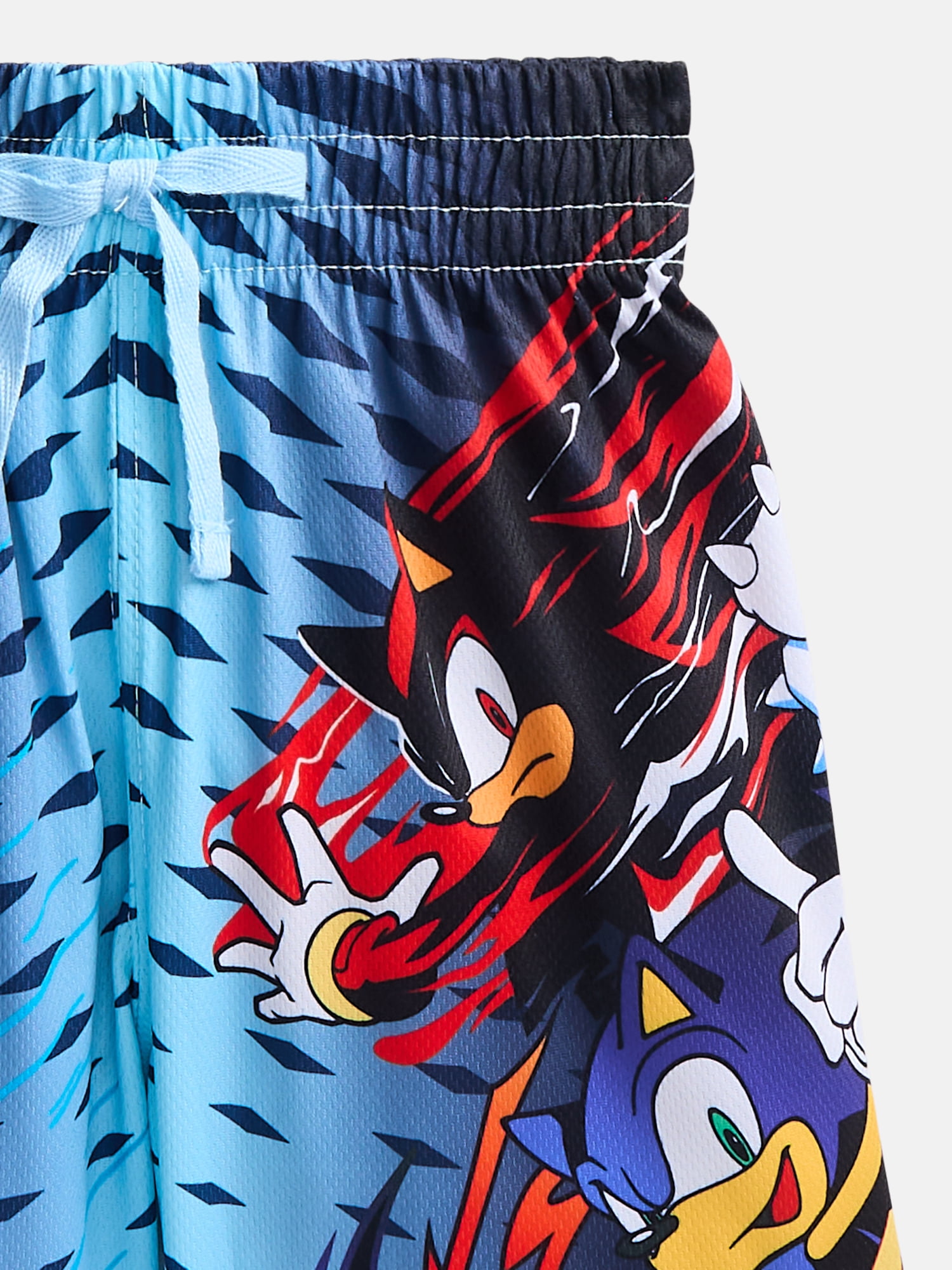 Sonic the Hedgehog Boys Basketball Jersey and Matching Shorts Set, 2-Piece, Sizes 4-12