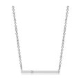 thumbnail image 2 of ANGARA Natural Diamond Bar Pendant Necklace in 14K White Gold for Women (Size-1.9mm| Color-I-J| Clarity-I1-I2) | April Birthstone, Anniversary, Jewelry Gift for Women | Natural Diamond Necklace, 2 of 8
