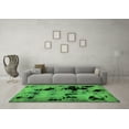 thumbnail image 3 of Ahgly Company Indoor Rectangle Abstract Green Modern Area Rugs, 2' x 3', 3 of 4