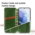 thumbnail image 2 of Allytech Flip Wallet Case for Samsung Galaxy S24 Plus, Premium PU Leather Luxury Case with Kickstand & Card Slots, Magnetic Closure Inner Soft TPU Shockproof Protective Case for Women Men - Green, 2 of 7