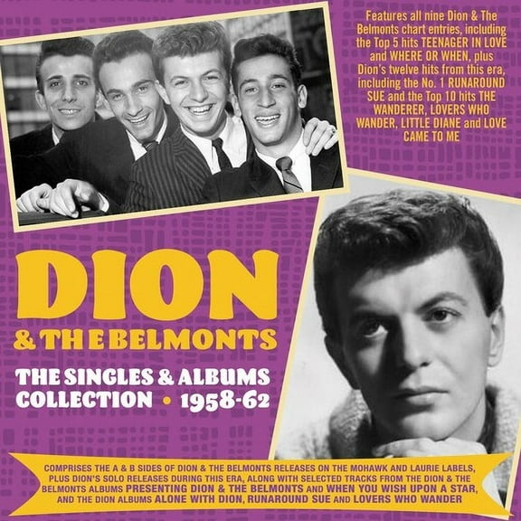 Dion & Belmonts - Singles & Albums Collection 1957-62 - Music & Performance - CD
