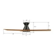 thumbnail image 5 of Smaair 52"  3 Blades Reverse Airflow Modern LED Smart Ceiling Fan with Light and Remote, 5 of 8