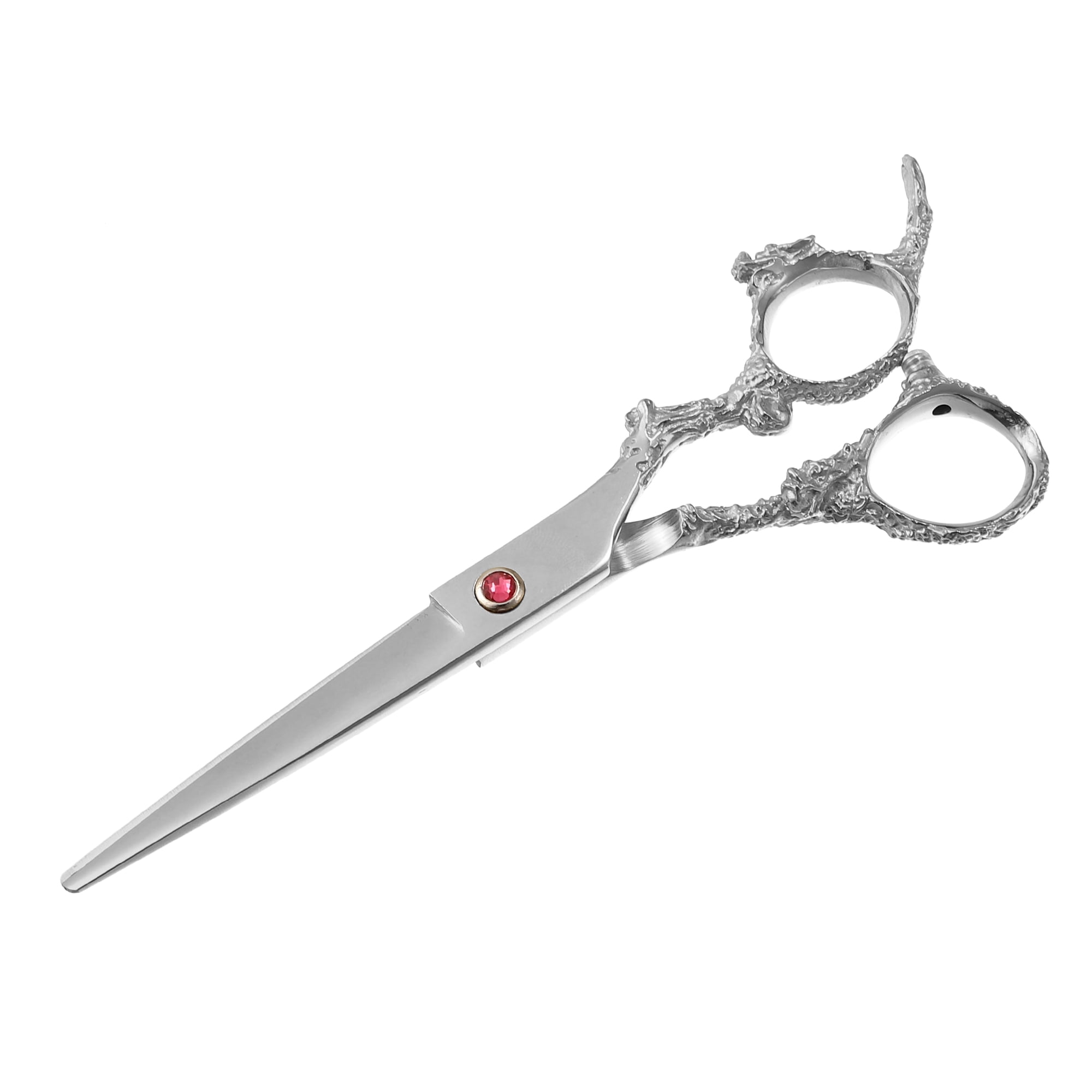 Unique Bargains Barber Hair Cutting Scissors Stainless Steel Silver Tone
