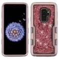 thumbnail image 4 of Kaleidio Case For Samsung Galaxy S9 Plus G965 [Vivid TUFF] Glitter Quicksand Hybrid Silicon Skin Bumper Cover w/ Overbrawn Prying Tool [Liquid Rose Gold & Rose Gold Sparkles], 4 of 7
