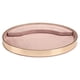 thumbnail image 2 of Bandeja de joyería ovalada metal Perfecl Organizador de joyas Toc Rosa 30x20.5x3cm, 2 of 8