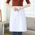 thumbnail image 3 of SPRING PARK White Unisex Commercial Apron Bulk for Kitchen Cooking Restaurant BBQ Painting Crafting, 3 of 7
