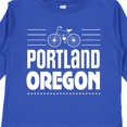 thumbnail image 4 of Inktastic Portland Oregon Biking Boys or Girls Long Sleeve Toddler T-Shirt, 4 of 5