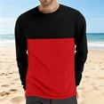thumbnail image 2 of Winter Sweatshirt for Men Plus Size Casual Color-blocked Fashion Breathable Round Neck Long-sleeved Unisex Adult Fleece Crewneck Sweatshirt, 2 of 7