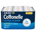 thumbnail image 1 of Papel higiénico Cottonelle Ultra Clean 24 Family Mega Rolls, 1 of 8