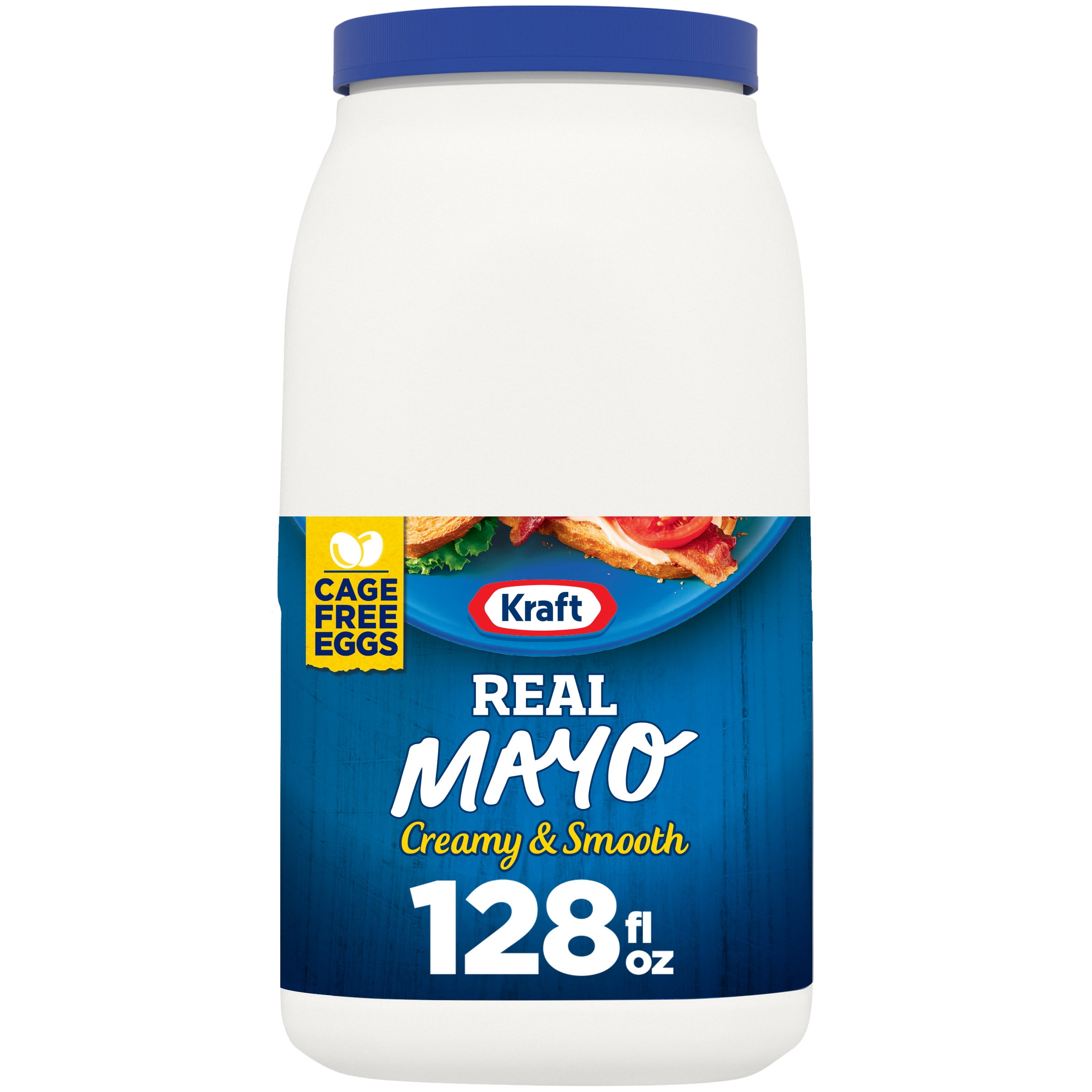 Kraft Real Mayo Creamy Smooth Mayonnaise 1 Gal Jug Walmart kraft-real-mayo-creamy-smooth-mayonnaise-1-gal-jug-walmart