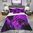 thumbnail image 2 of Designart 'Purple and Grey Mixer' Modern & Contemporary Duvet Cover Set, 2 of 4